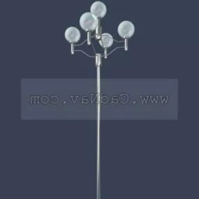 Aluminum City Street Lights 3d model