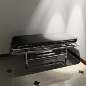 Hospital Equipment Ambulance Stretcher 3d model