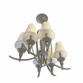 American Home Chandelier 3d model