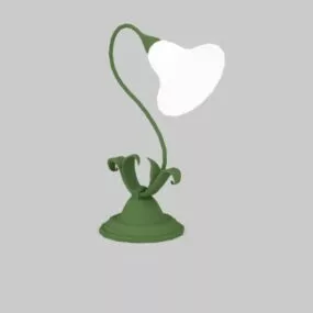 Western Flower Table Lamp 3d model