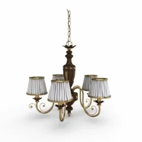 American Ceiling Elegance Chandelier 3d model