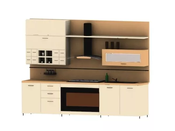 Cooking Stove System 3d model