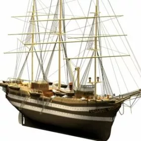 Amerigo Vespucci Tall Ship Watercraft 3d model