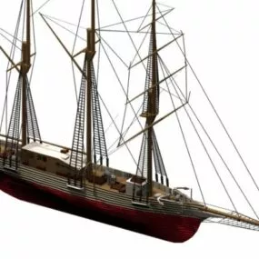 Watercraft Amphitrite Sailing Ship 3d model
