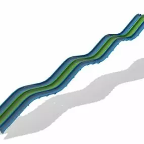 Amusement Park Equipment Water Slides 3d model