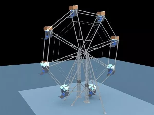 Park Ferris Wheel 3d model Park Ferris Wheel 3d model