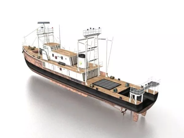 Watercraft Anchorage Class Dock Landing Ship 3d model Watercraft Anchorage Class Dock Landing Ship 3d model