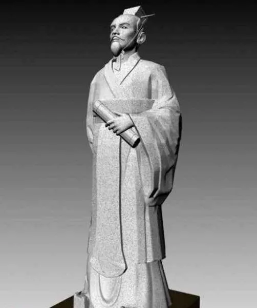 Ancient Chinese Confucius Statue 3d model Ancient Chinese Confucius Statue 3d model