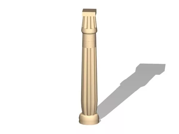 Tuscan Column 3d model