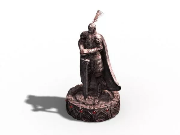 Ancient Bronze Warrior Statue 3d model Ancient Bronze Warrior Statue 3d model