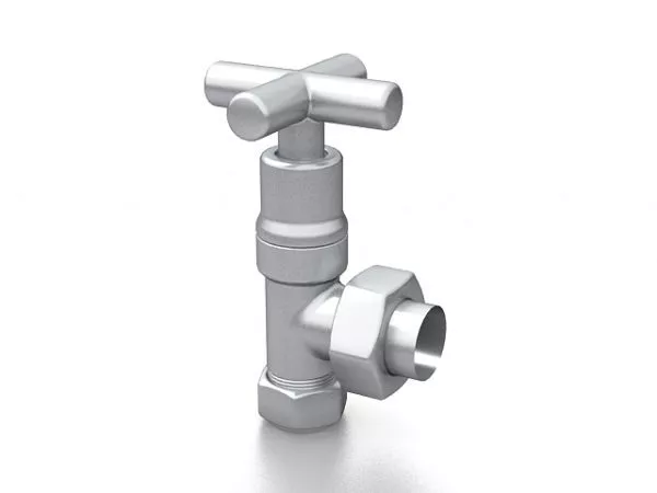 Steel Globe Valve 3d model