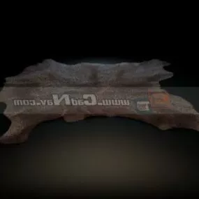 Fashion Animal Skin Carpet 3d model