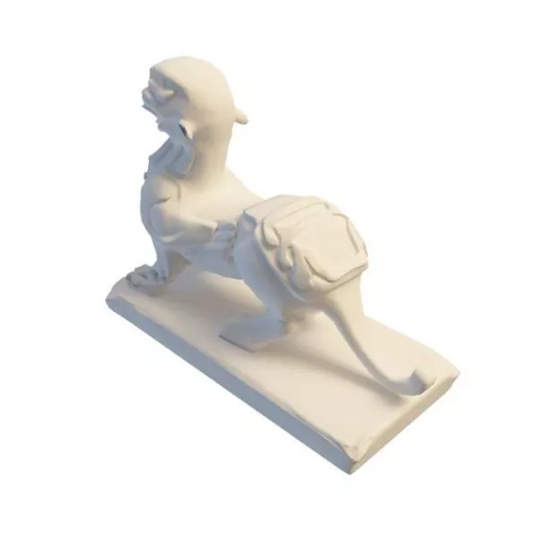 Chamois Rock Statue 3d model