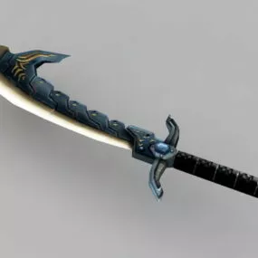Gaming Anime Sword 3d model