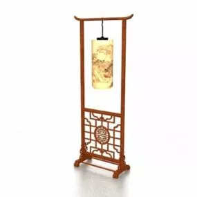 Chinese Standing Floor Lamp 3d model