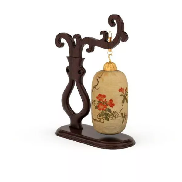 Traditional Chinese Table Lamp 3d model Traditional Chinese Table Lamp 3d model