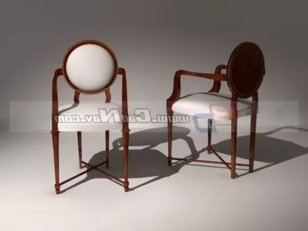 Antique Furniture Set Wooden Chair 3d model Antique Furniture Set Wooden Chair 3d model