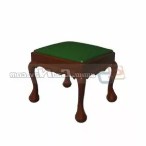 Furniture Antique Piano Music Stool 3d model