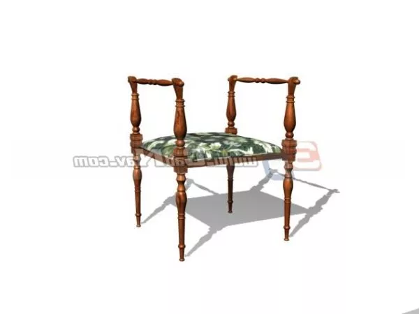 Antique Furniture Home Wooden Chair 3d model Antique Furniture Home Wooden Chair 3d model