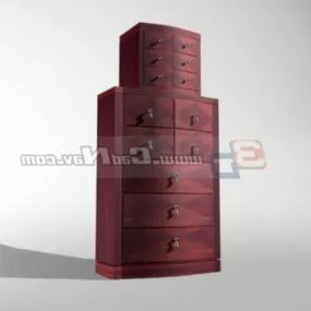 Antique Storage Lockers 3d model
