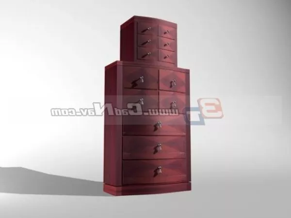 Antique Storage Lockers 3d model Antique Storage Lockers 3d model