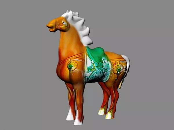 Figurine Golden Tree 3d model