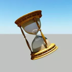 Antique Hourglass 3d model