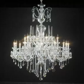 Living Room Italian Crystal Chandelier 3d model