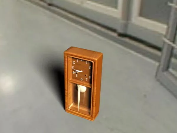 Modern Clock Like Analog Theme 3d model