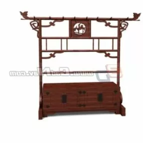 Home Shoe Rack Classic Style 3d model