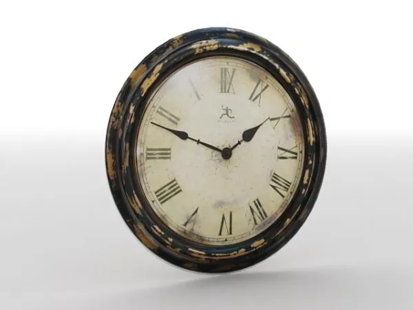 Wall Clock, Numbered Clock 3d model