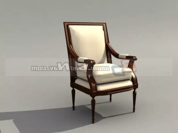 Antique Classic Wedding Chair 3d model Antique Classic Wedding Chair 3d model