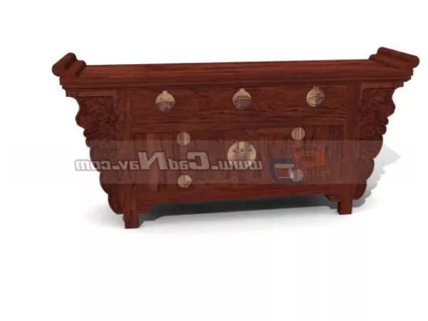 Home Decorative Antique Table 3d model Home Decorative Antique Table 3d model