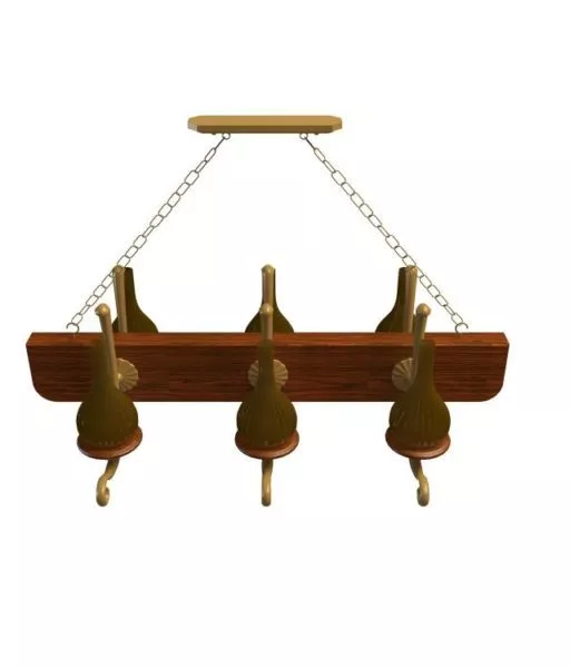 Bar Interior Antique Light Fixture 3d model Bar Interior Antique Light Fixture 3d model
