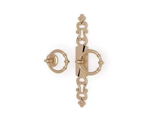 Antique Brass Knobs And Pulls 3d model Antique Brass Knobs And Pulls 3d model