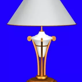 Antique Brass Lamp Design 3d model