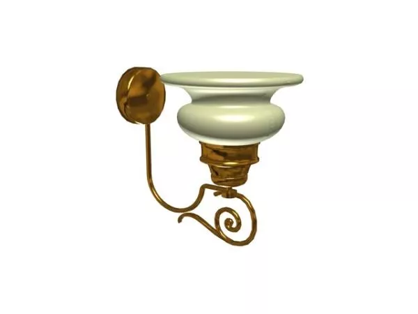 Home Design Antique Brass Wall Lamp 3d model Home Design Antique Brass Wall Lamp 3d model
