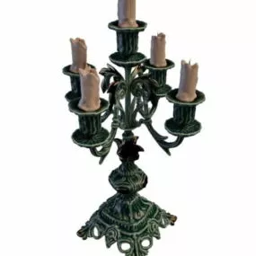 Antique Old Bronze Candelabra 3d model