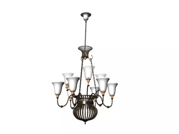 Slope Pendant Lamp Vray 3d model