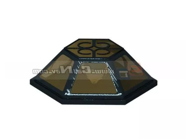 Antique Design Ceiling Light 3d model Antique Design Ceiling Light 3d model