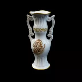 Antique Style Ceramics Vase 3d model