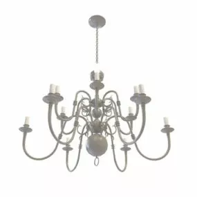 Antique Chandelier Lighting Design 3d model