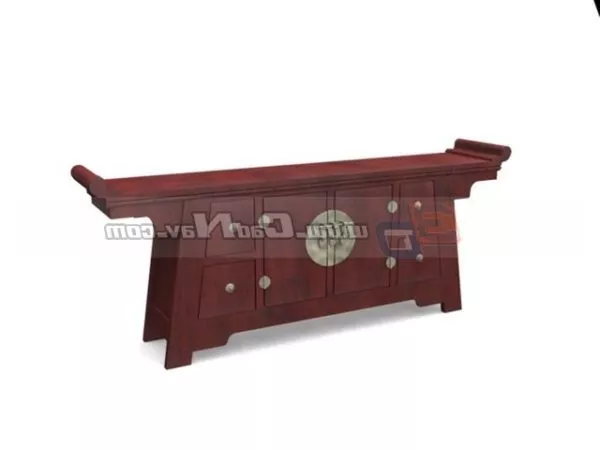 Asian Classic Console Table 3d model Asian Classic Console Table 3d model