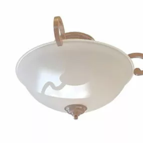 Antique Copper Ceiling Light 3d model