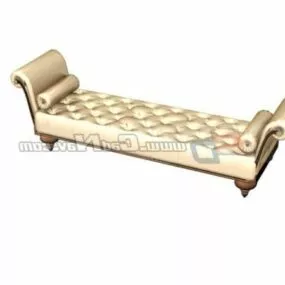 Western Antique Daybed 3d model