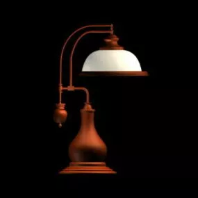 Home Antique Desk Lamp 3d model