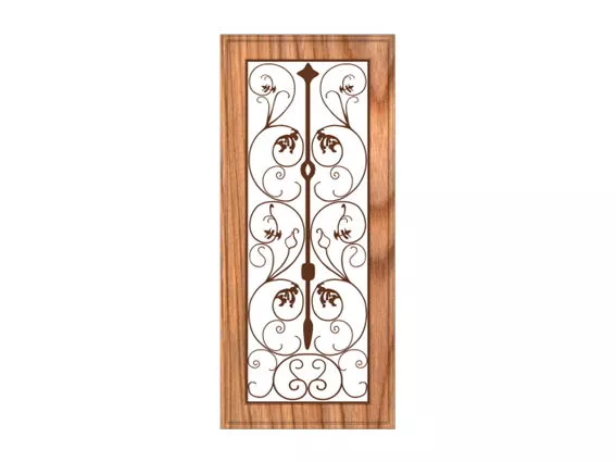 Home Antique Door Inserts 3d model Home Antique Door Inserts 3d model