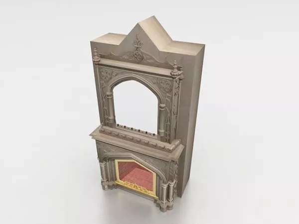 Square Mirror Modern Style 3d model
