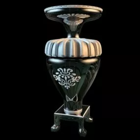 Antique Style Floor Vase Decoration 3d model