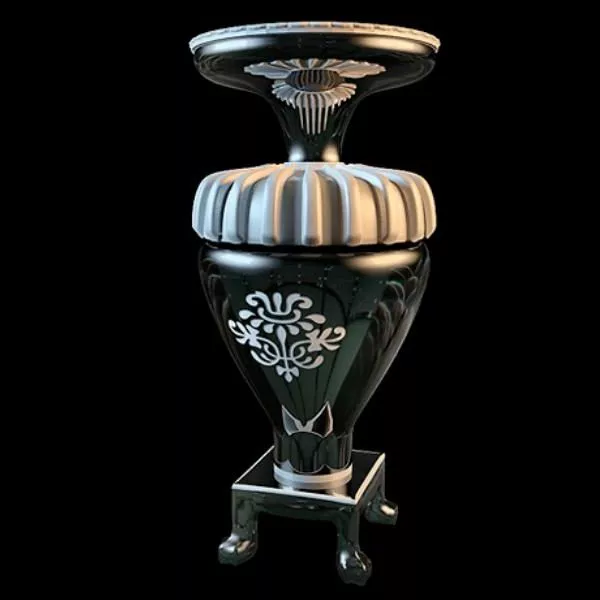 Antique Style Floor Vase Decoration 3d model Antique Style Floor Vase Decoration 3d model